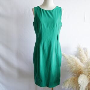 Calvin Klein Green Sheath dress size 6 S